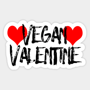 Vegan Valentine Sticker